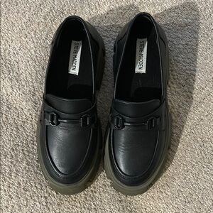 Steve Madden Black Women’s Chunky Loafers - new, never worn